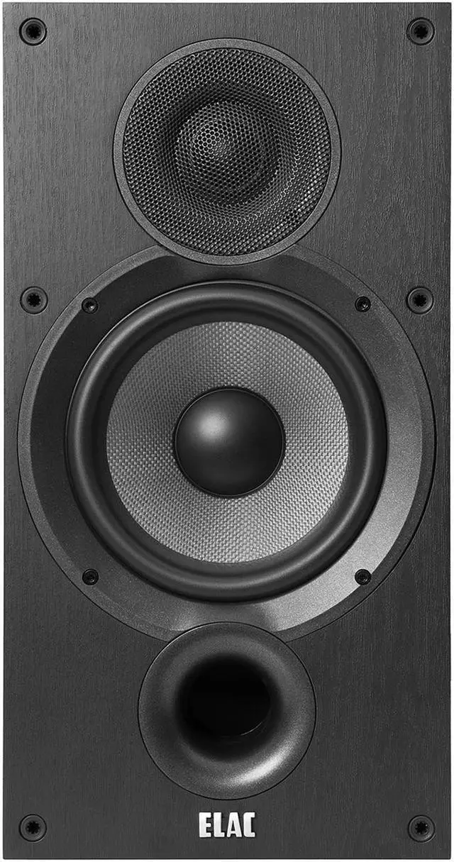 Alt view image 2 of 20 - ELAC Debut 2.0 B6.2 Bookshelf Speakers, Black (Pair)