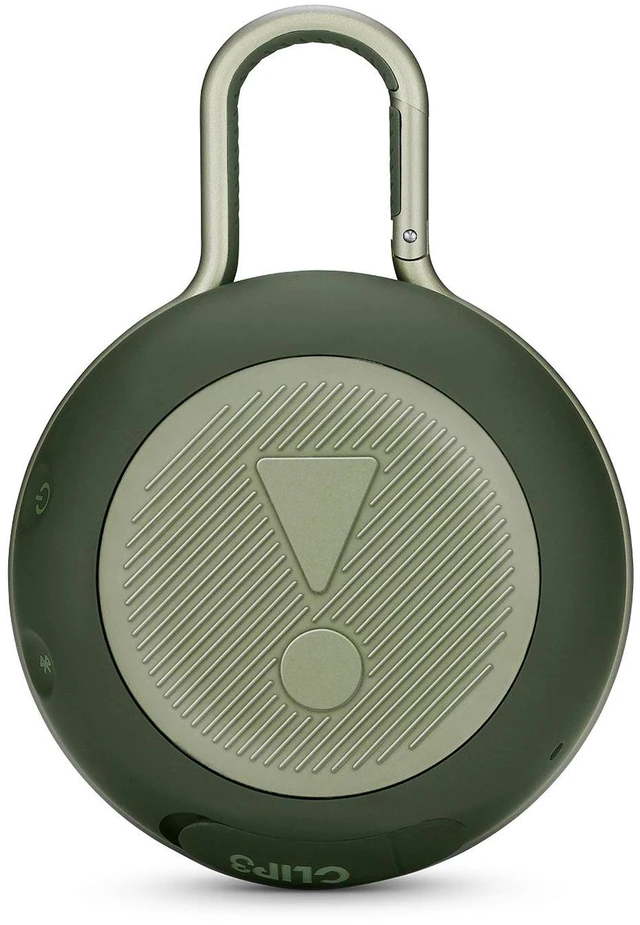Alt view image 3 of 7 - JBL Clip 3 Portable Bluetooth Waterproof Speaker (Green)