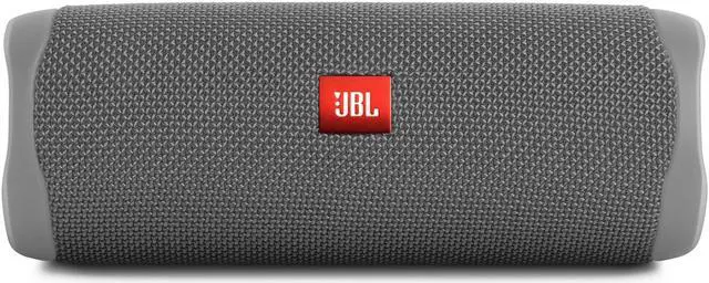Alt view image 2 of 4 - JBL Flip 5 Gray Portable Bluetooth Speaker w/divvi! Hardshell Case