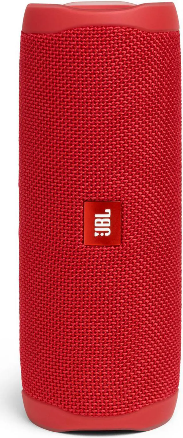 Alt view image 2 of 4 - JBL Flip 5 Red Portable Bluetooth Speaker w/divvi! Hardshell Case
