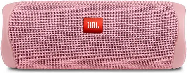 Alt view image 4 of 4 - JBL Flip 5 Pink Portable Bluetooth Speaker w/divvi! Hardshell Case
