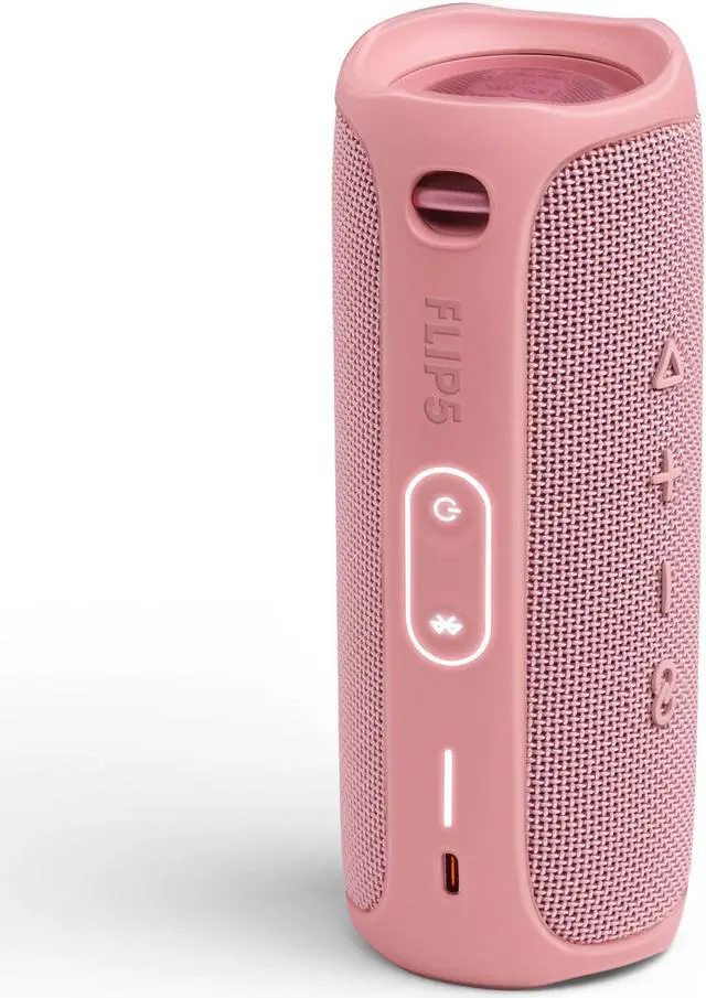 Alt view image 4 of 13 - JBL Flip 5 Portable Waterproof Bluetooth Speakers - Pair (Pink)