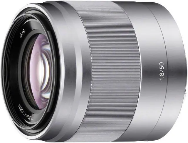 Main image of SONY SEL50F18 Compact ILC Lenses 50mm f/1.8 Lens Silver