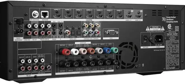 Alt view image 4 of 12 - Harman Kardon AVR 3700 7.2 Channel AV Home Theater Receiver