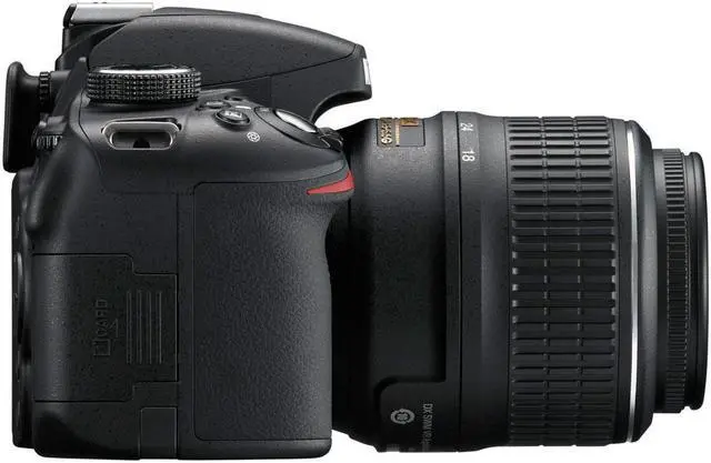Alt view image 5 of 9 - Nikon D3200 DSLR Camera with 18-55mm and 55-200mm Lenses (Black)