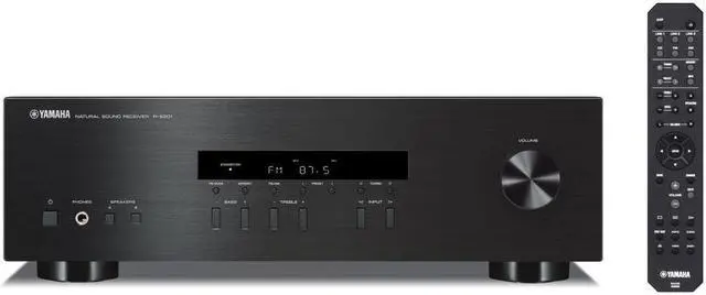 Alt view image 5 of 5 - Yamaha R-S201 Natural Sound Stereo Receiver (Black)