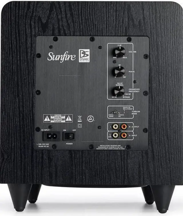Alt view image 9 of 19 - Sunfire SDS-10 Dynamic Dual Driver Powered Subwoofer (Black Ash)