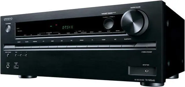 Alt view image 6 of 12 - Onkyo TX-NR646 7.2 Network Ch A/V Receiver with Wi-Fi & Bluetooth