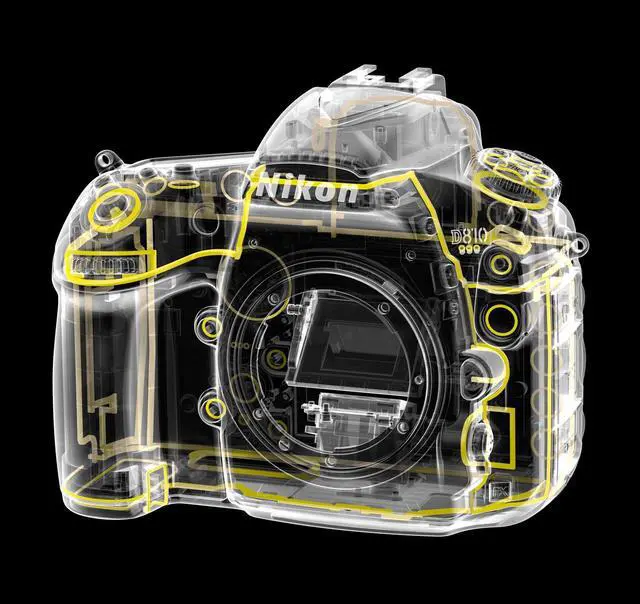 Alt view image 4 of 16 - Nikon D810 (Body Only) 36.3-megapixel Digital SLR