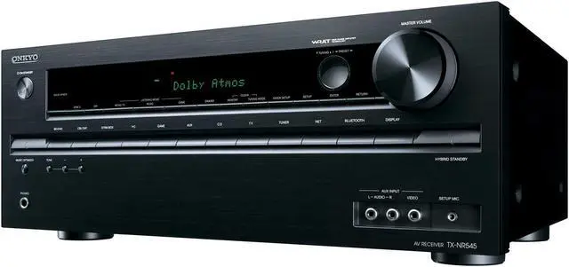 Alt view image 8 of 12 - Onkyo TX-NR545 7.2 Network Ch A/V Receiver with Wi-Fi & Bluetooth
