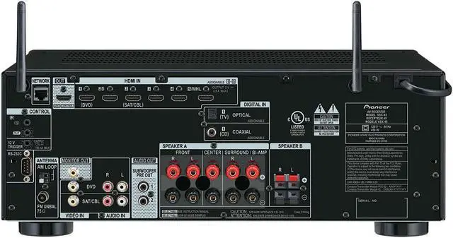 Alt view image 3 of 4 - Pioneer Elite VSX-45 5.2-Channel AV Receiver