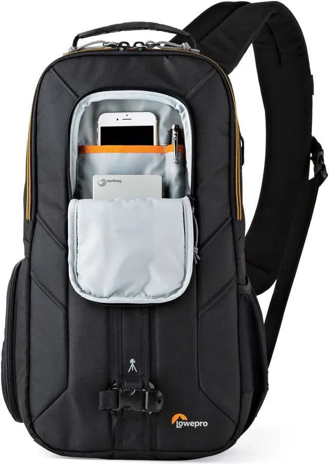 Alt view image 15 of 20 - Lowepro Slingshot Edge 250 AW DSLR Camera Sling Backpack Case (Black)