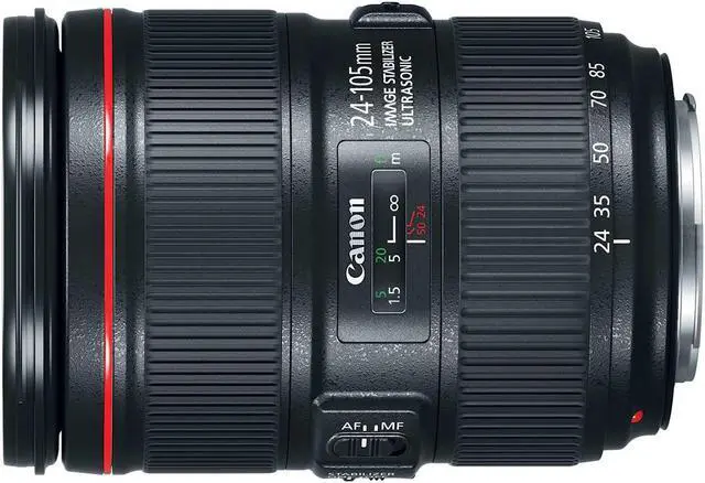 Alt view image 2 of 10 - Canon EF 1380C002 24-105 mm Zoom Lens For DSLR Camera - Black