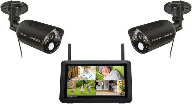 Alt view image 5 of 16 - Uniden Guardian UDR777HD Security Camera w/ HD Monitor