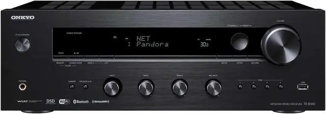 Alt view image 3 of 7 - Onkyo TX-8160 Network Stereo Receiver with Built-In Wi-Fi & Bluetooth
