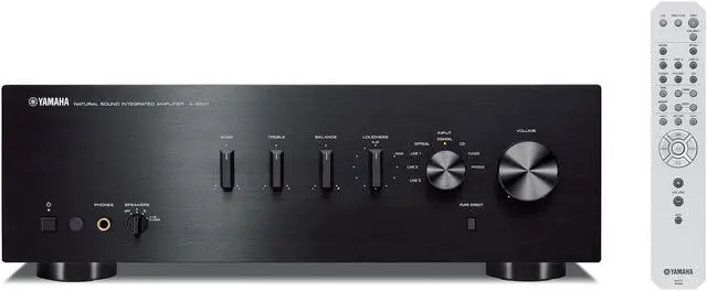 Alt view image 5 of 10 - Yamaha A-S501 Integrated Amplifier (Black)