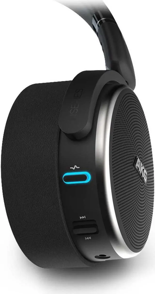 Alt view image 6 of 20 - AKG N60NC On-Ear Noise-Cancelling Bluetooth Headphones with Built-In Remote and Mic (Black)