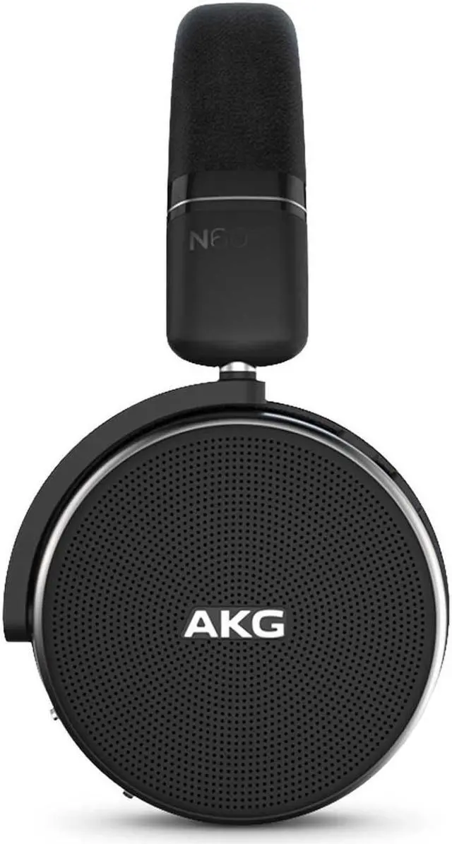 Alt view image 5 of 20 - AKG N60NC On-Ear Noise-Cancelling Bluetooth Headphones with Built-In Remote and Mic (Black)
