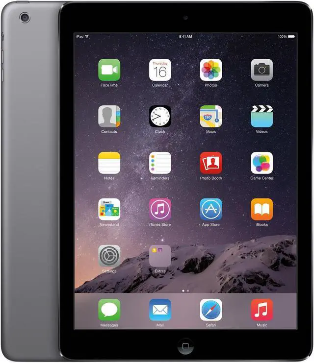 Alt view image 4 of 8 - Apple iPad Air 2 MGTX2LL/A 1GB Memory 128GB Flash Storage 9.7" 2048 x 1536 Tablet PC iOS 8 Space Gray