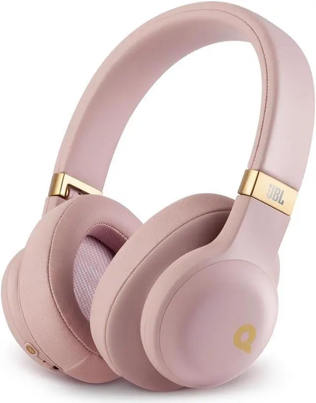 Alt view image 7 of 11 - JBL E55BT Quincy Edition Wireless Over-Ear Headphones -Pink