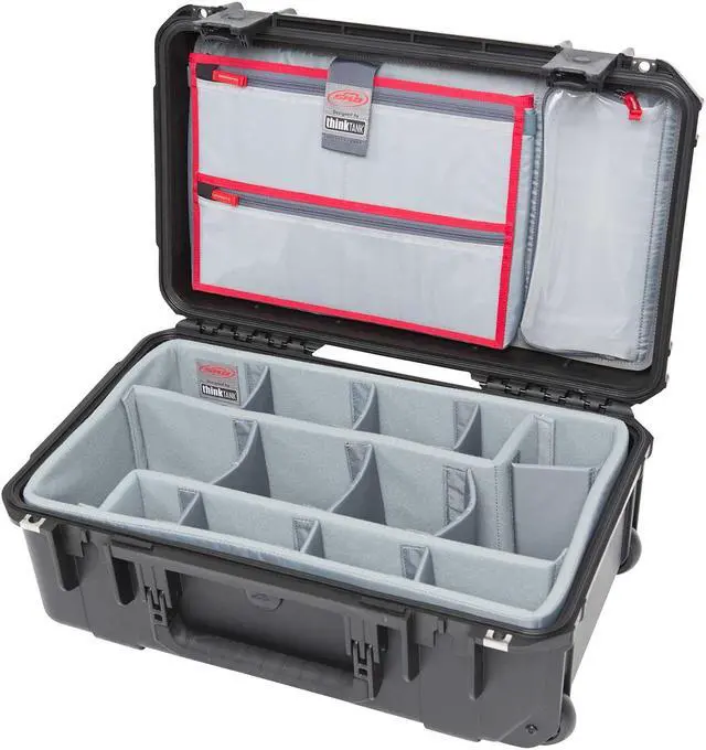 Alt view image 8 of 20 - SKB Cases iSeries 2011-7 Case with Photo Dividers and Lid Organizer (Black)