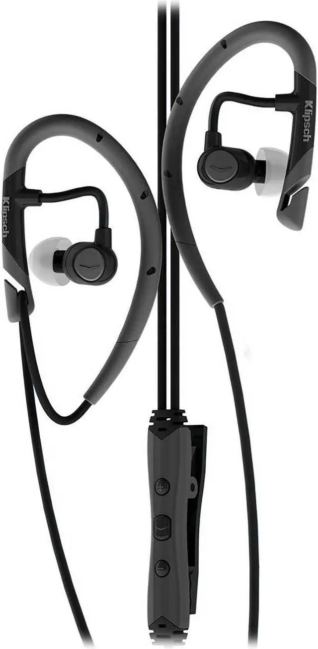 Alt view image 2 of 5 - Klipsch AS-5i Pro Sport In-Ear Headphones, Black