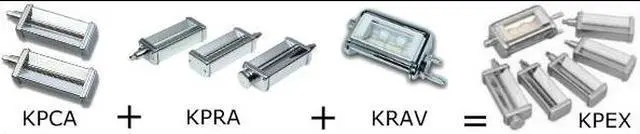 Alt view image 2 of 6 - KitchenAid KPEX Pasta Excellence Set Attachment Pack