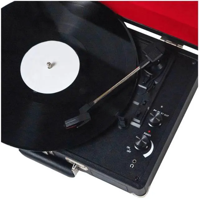 Alt view image 3 of 7 - Victor Metro Dual BT Suitcase Turntable - Black