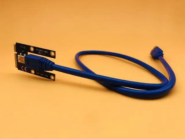 Alt view image 5 of 6 - Amify Mini Card PCI 1x to PCI Express x16 Riser Card for Laptop External Graphics Card GDC Miner mini PCIe to PCIe Slot for BTC Mining
