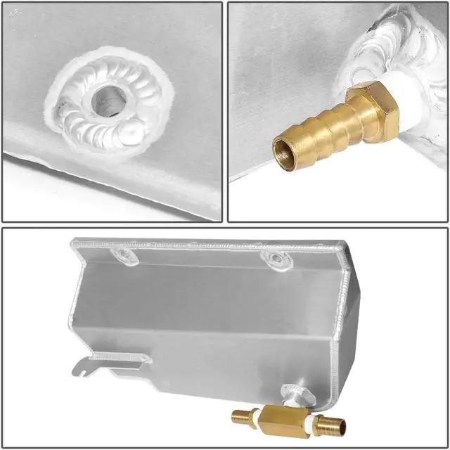 Alt view image 5 of 5 - DNA Motoring TANK-COL-002 For 1997 to 2004 Chevy Corvette Aluminum Coolant Expansion Recovery Overflow Tank 98 99 00 01 02 03