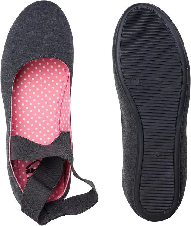 Alt view image 5 of 7 - Alpine Swiss Peony Ballet Flats Shoes For Women Elastic Ankle Strap Flats Round Closed-Toe Slip On Loafers Padded for Comfort Runs Small