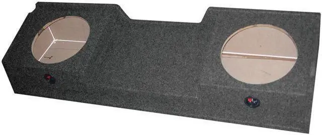 Alt view image 2 of 10 - QPOWER GMC12 DF EMPTY WOOFER BOX GMC XCAB '99-06 DOWNFIRING; 2 (12)
