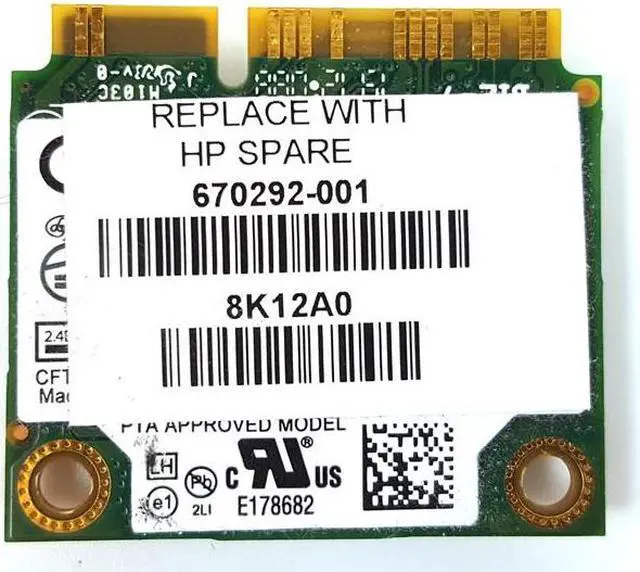 Alt view image 2 of 2 - HP Laptop Intel 6235 6235ANHMW BlueTooth Wireless WiFi Card 670292-001