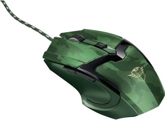 Main image of Trust GXT 101D Gav Optical Gaming Mouse (Jungle Camo) - Accurate 4800 dpi Gaming Mouse with 6 Buttons
