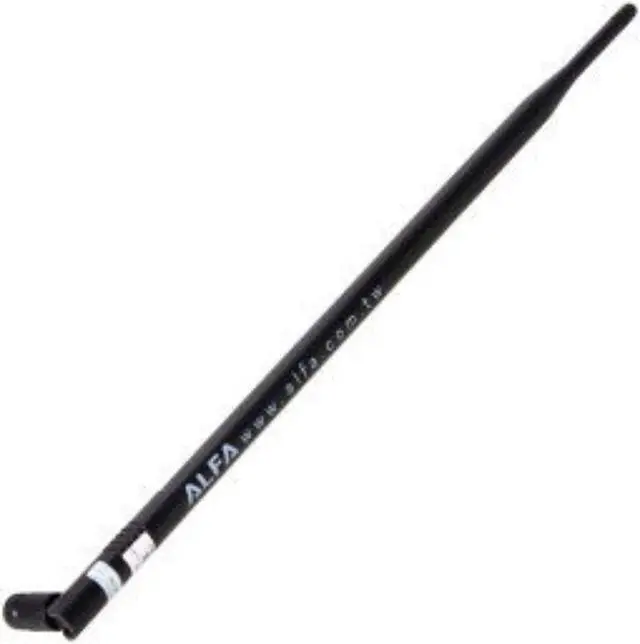 Main image of alfa ars-n19 2,4ghz 802.11g 9dbi tnc omni-directional high-gain screw-on swivel wi-fi booster antenna for routers or network ca