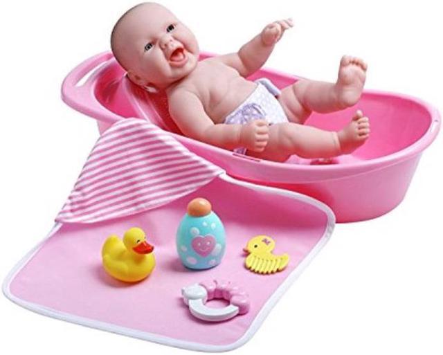 Baby doll that goes store in the bath