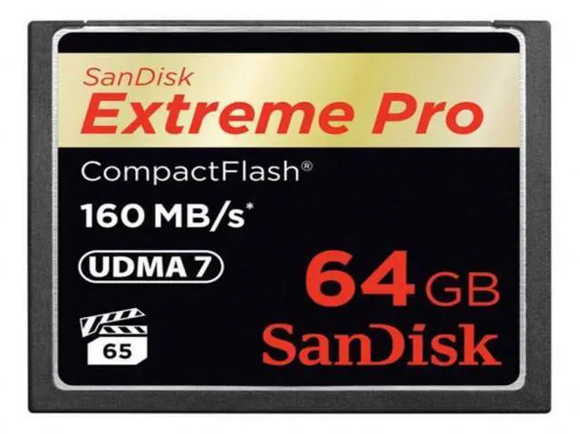 Alt view image 11 of 20 - Sandisk Extreme Pro Compactflash 64 Gb