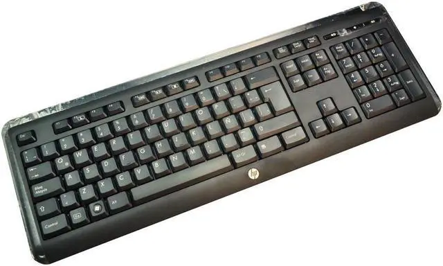 Main image of KG-1061 667209-161 HP Latin Spanish Black Wireless Desktop Keyboard NO Dongle Desktop Keyboards