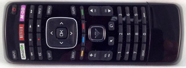 Alt view image 2 of 3 - Genuine VIZIO XRT302 EDGE LIT RAZOR TV Remote Control w/ Keyboard 0980-0306-1060