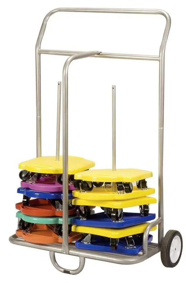 Main image of Champion Sports SC036 Scooter Storage Cart - Metal - 132 lb Capacity - 16 x 32 x 48 - Silver