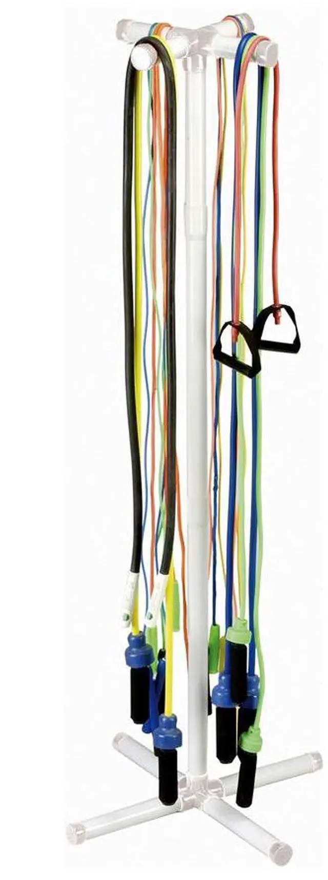 Alt view image 2 of 4 - Champion Sports JRSD Jump Rope Storage Tree - 25.5" x 25.5" x 68.5" - White