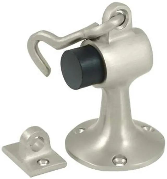 Main image of Solid Brass Floor Mount Bumper w Holder (Paint Black)