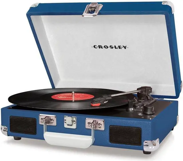 Alt view image 3 of 17 - CROSLEY CR8005A-BL Cruiser Turntable, Blue