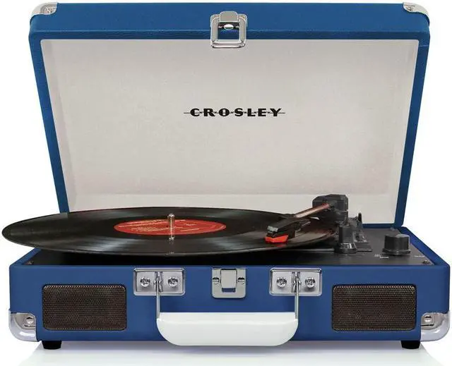 Alt view image 4 of 17 - CROSLEY CR8005A-BL Cruiser Turntable, Blue