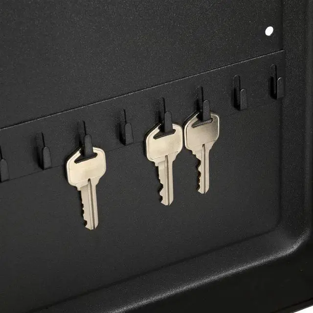 Alt view image 2 of 20 - Barska Key Cabinet, Wall Mount, 36 Keys Matte Steel AX11820
