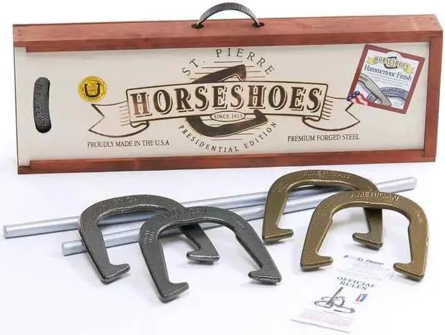 Alt view image 2 of 5 - St. Pierre American Presidential Edition Horseshoes Set