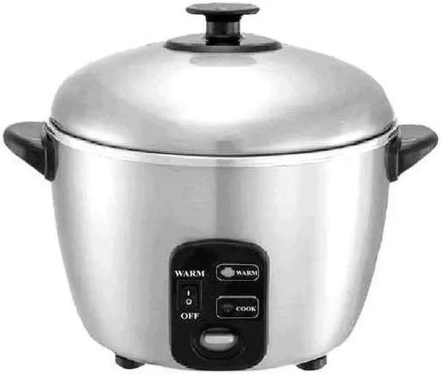 Alt view image 9 of 14 - 10 Cups Stainless Steed Rice Cooker Steamer By Sunpentown