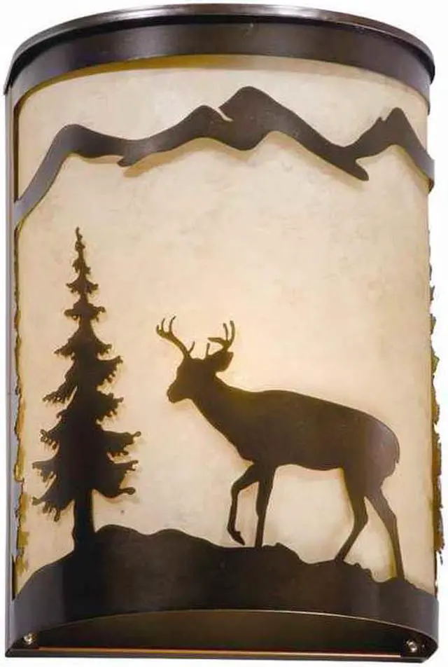 Main image of Vaxcel Bryce 8" Wall Sconce Burnished Bronze - WS55408BBZ