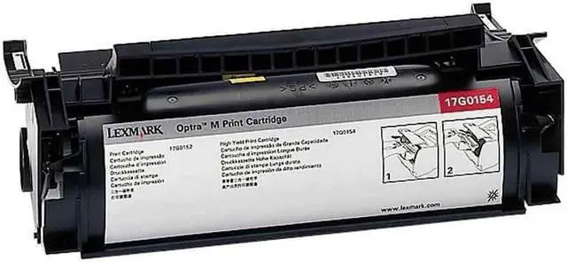 Alt view image 9 of 20 - Lexmark 17G0154 High-Yield Toner 15000 Page-Yield Black