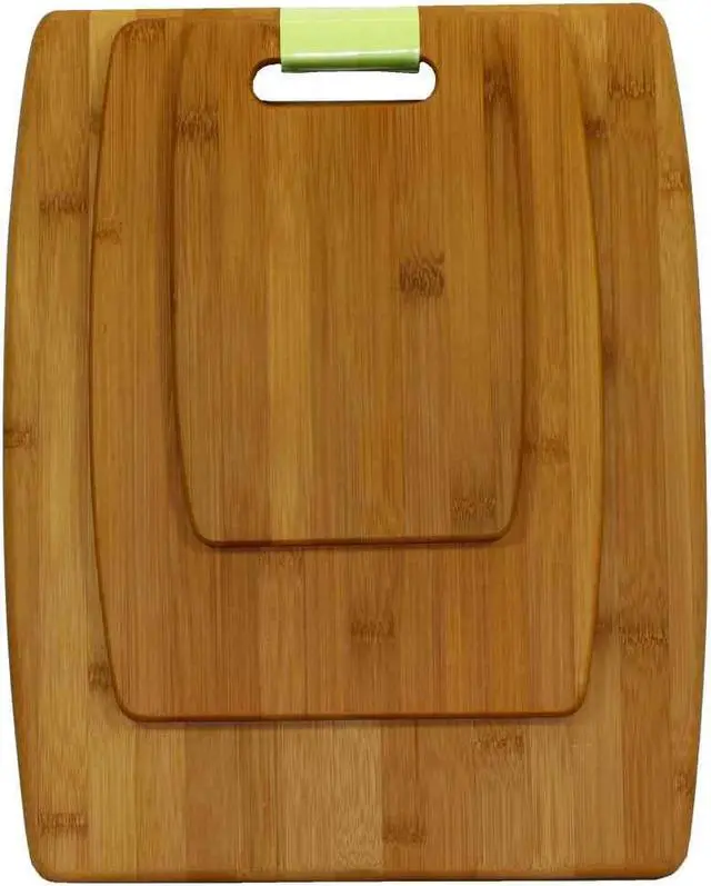Alt view image 2 of 5 - Bamboo 3-Piece Bamboo Cutting Board Set